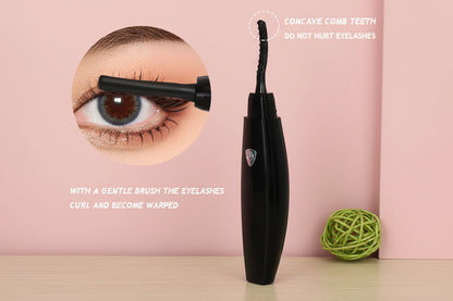 Electric Heated Eyelash Curler USB Rechargeable Eyelashes Curler Quick Heating Natural Eyelash Curler Long Lasting Makeup Tools