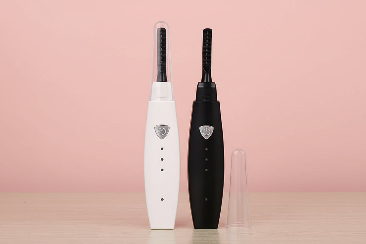 Electric Heated Eyelash Curler USB Rechargeable Eyelashes Curler Quick Heating Natural Eyelash Curler Long Lasting Makeup Tools